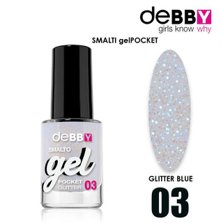 Debby Smalto Gel Pocket 03 Glitter Blu