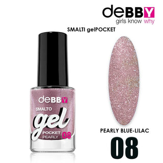 Debby Smalto Gel Pocket 08 Blu-Lilla Perlato
