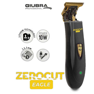 Máquina de cortar cabelo Giubra Zerocut Eagle Cor Preto 