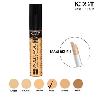 Fond de teint incroyable 12 heures, Kost Make Up 204 