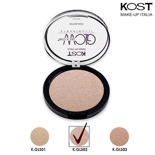 Kost Make Up polvere compatta illuminante Luminosità Like a Star 02 — Cipria