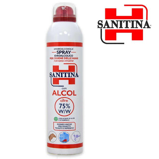 Kerol Sanitina spray alcol 75% per l'igiene delle mani, oggetti, superfici 300 ml