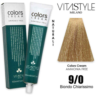 Vitastyle Colors Crema Senza Ammoniaca 100 Ml 9.0