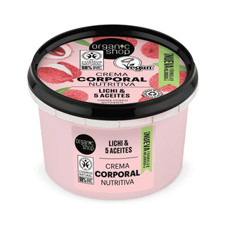 Organic Shop Lichi Rosa crema corpo Nutritiva 250ml