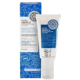 Natura Siberica Crema Fluida Facial de Noche Reequilibrante 50ml 