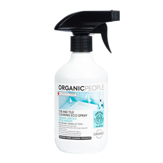 Ökologisches Spray zur Reinigung von Badewannen und Fliesen Organic People 200 ml 