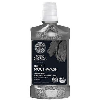 Collutorio naturale Natura Siberica con carbone di bambù 520 ml