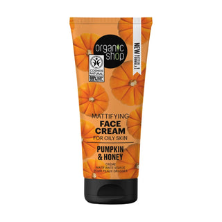 Crema viso alla zucca Organic Shop per pelli grasse 50 ml