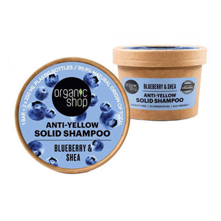 Organic Shop Blueberry Anti-Yellow Solid Shampoo 60g 