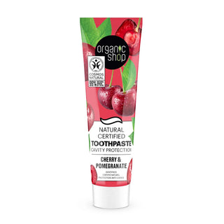 Organic Shop Cherry Dentifrico Protezione Carie 100g