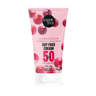 Organic Shop Cranberry Crema viso De Dia Spf50 50ml