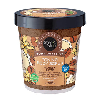 Organic Shop Vanilla Latte Body Scrub 450ml 