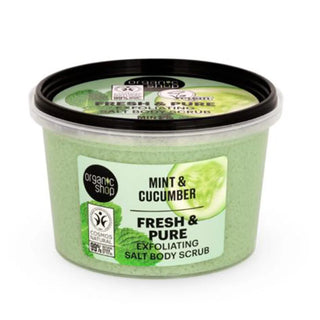 Organic Shop Sali esfolianti per il corpo alla menta fresca e pura 250 ml