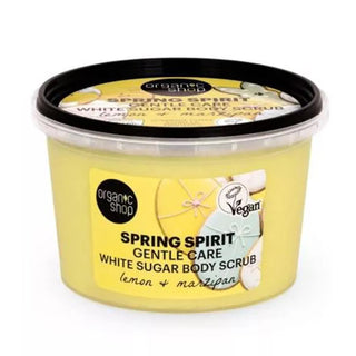 Organic Shop Sprint Spirit scrub corpo White Sugar Lemon and Mazipanus 500ml