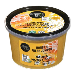 Organic Shop Sauna esfoliante Corporal Sal Miel 250ml
