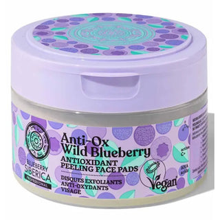 Discos exfoliantes antioxidantes para el rostro Natura Siberica 20 unidades 