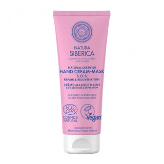 Natura Siberica SOS Crème Mains Réparatrice Rajeunissante 75ml 