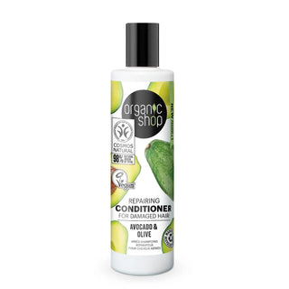 Balsamo riparatore all'avocado per capelli danneggiati Organic Shop 280 ml