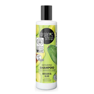 Shampoo riparatore all'avocado per capelli danneggiati Organic Shop 280 ml