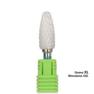 Melcap Broca de Cerâmica Forma Shark Grão XL para Remoção de Gel 