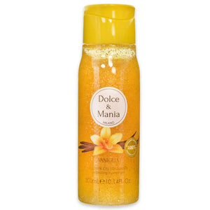 Dolce & Mania Gel doccia esfoliante Vaniglia 300 ml — Gel doccia esfoliante