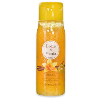 Dolce & Mania Gel doccia esfoliante Vaniglia 300 ml — Gel doccia esfoliante