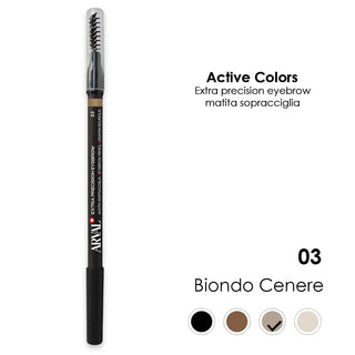 Arval Extra Precision Eyebrow N. 03 - Biondo Cenere Matita Sopracciglia - Legno