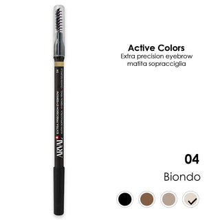 Arval Extra Precision Eyebrow N. 04 - Biondo Matita Sopracciglia - Legno