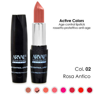 Arval Age Control Rossetto N. 02 - Rosa Antico Rossetto Protettivo Anti-Age