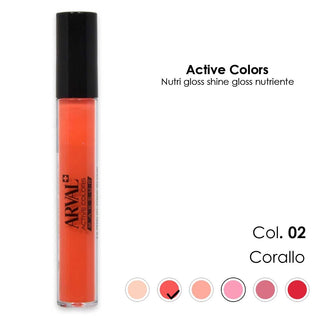 Arval Nutri Gloss Shine N. 02 - Gloss Corallo Nutriente