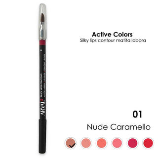 Arval Silky Lips Contour N. 01 - Nude Caramello Matita Labbra - Legno