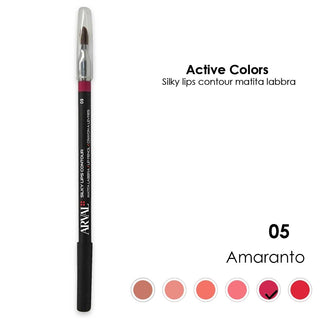 Arval Silky Lips Contour N. 05 - Amaranto Matita Labbra - Legno