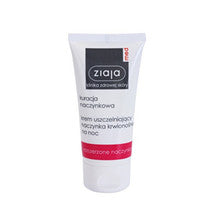 Ziaja Strengthening Night Cream to prevent cracking and the formation of new expanded veins Capillary Care 50 ml