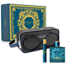 Versace Eros scatola confezione elegante EDT 100 ml + EDT 10 ml + Trousse 100 ml