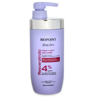 Biopoint Crema Corpo Age Care 500 Ml Resveratrolo