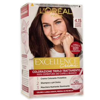 L'Oreal Colorazione Triplo Trattamento Excellence N 4.15