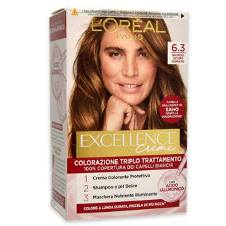 L'Oreal Colorazione Triplo Trattamento Excellence N 6.3