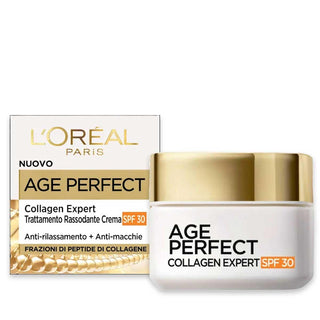 L'Oreal Crema Viso Giorno Age Perfect Collagen Expert Spf30 50 Ml