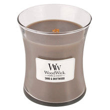 Woodwick Vonná svíčka Sand & Driftwood ve sklenici - 609,5 g