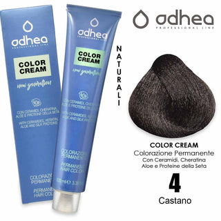 Odhea Color Crema Con Ammoniaca 100 Ml - 4 Castano