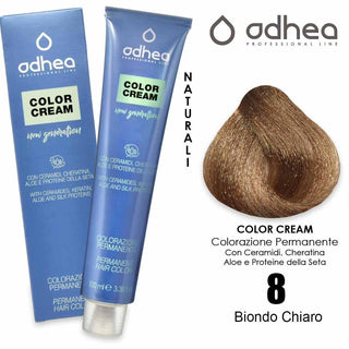 Odhea Color Crema Con Ammoniaca 100 Ml - 8 Biondo Chiaro