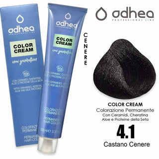 Odhea Color Crema Con Ammoniaca 100 Ml - 4.1 Castano Cenere