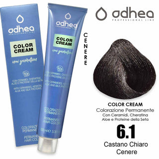 Odhea Color Crema Con Ammoniaca 100 Ml - 6.1 Biondo Scuro Cenere