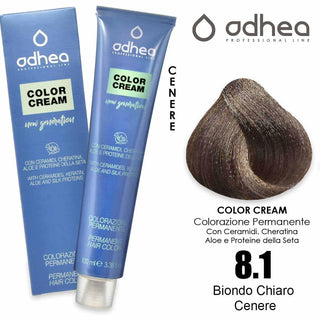 Odhea Color Crema Con Ammoniaca 100 Ml - 8.1 Biondo Chiaro Cenere