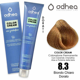 Odhea Color Crema Con Ammoniaca 100 Ml - 8.3 Biondo Chiaro Dorato