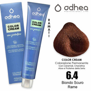 Odhea Color Crema Con Ammoniaca 100 Ml - 6.4 Biondo Scuro Rame
