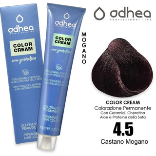 Odhea Color Crema Con Ammoniaca 100 Ml - 4.5 Castano Mogano