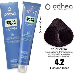 Odhea Color Crema Con Ammoniaca 100 Ml - 4.2 Castano Irisee