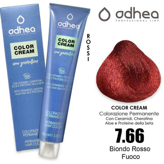 Odhea Color Crema Con Ammoniaca 100 Ml - 7.66 Biondo Rosso Fuoco
