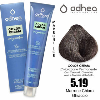 Odhea Color Crema Con Ammoniaca 100 Ml - 5.19 Marrone Chiaro Ghiaccio